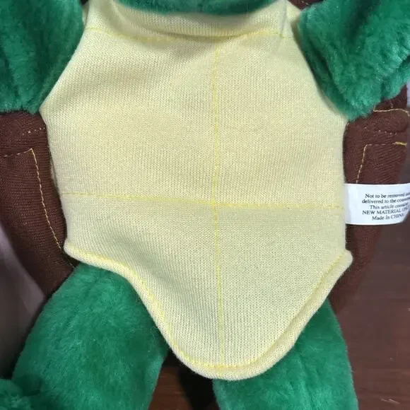 Franklin The Turtle Plush Puppet Doll Stuffed Animal Toy Vintage Hand Puppet 10" - Picture 5 of 10